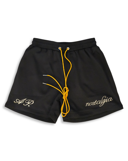 Alpha Project x Nostalgia - Retro Mesh Short - Black