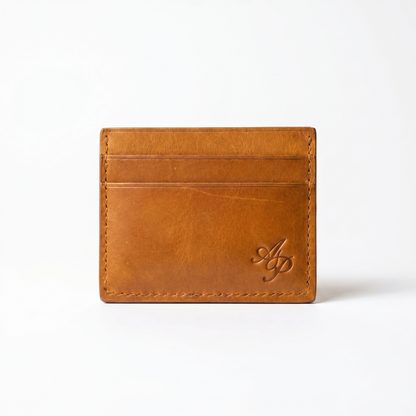 AP - Double Card Holder - Mountain Wolf - Cognac