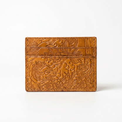 AP - Double Card Holder - Mountain Wolf - Cognac
