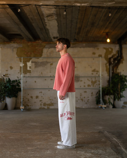 Alpha Project - Waffle #2 - Long Sleeve - Washed Red