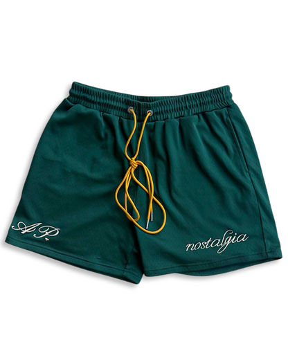 Alpha Project x Nostalgia - Retro Mesh Short - Green