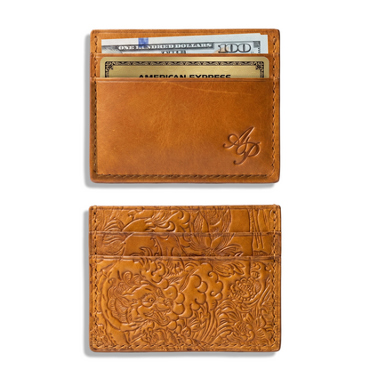AP - Double Card Holder - Mountain Wolf - Cognac