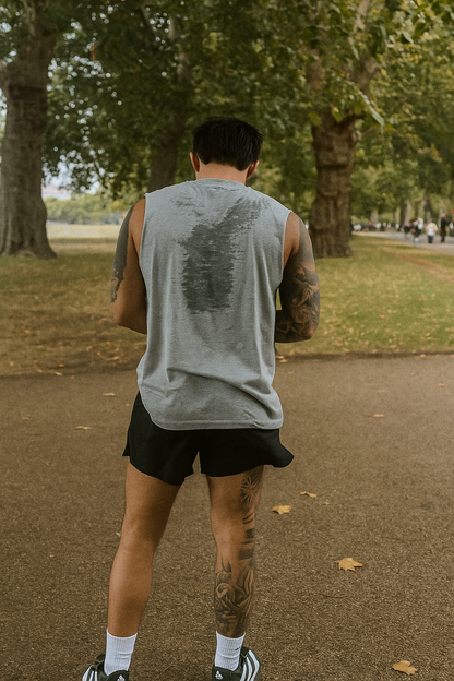 Alpha x Euphoria - Oversized Tank - Stone grey