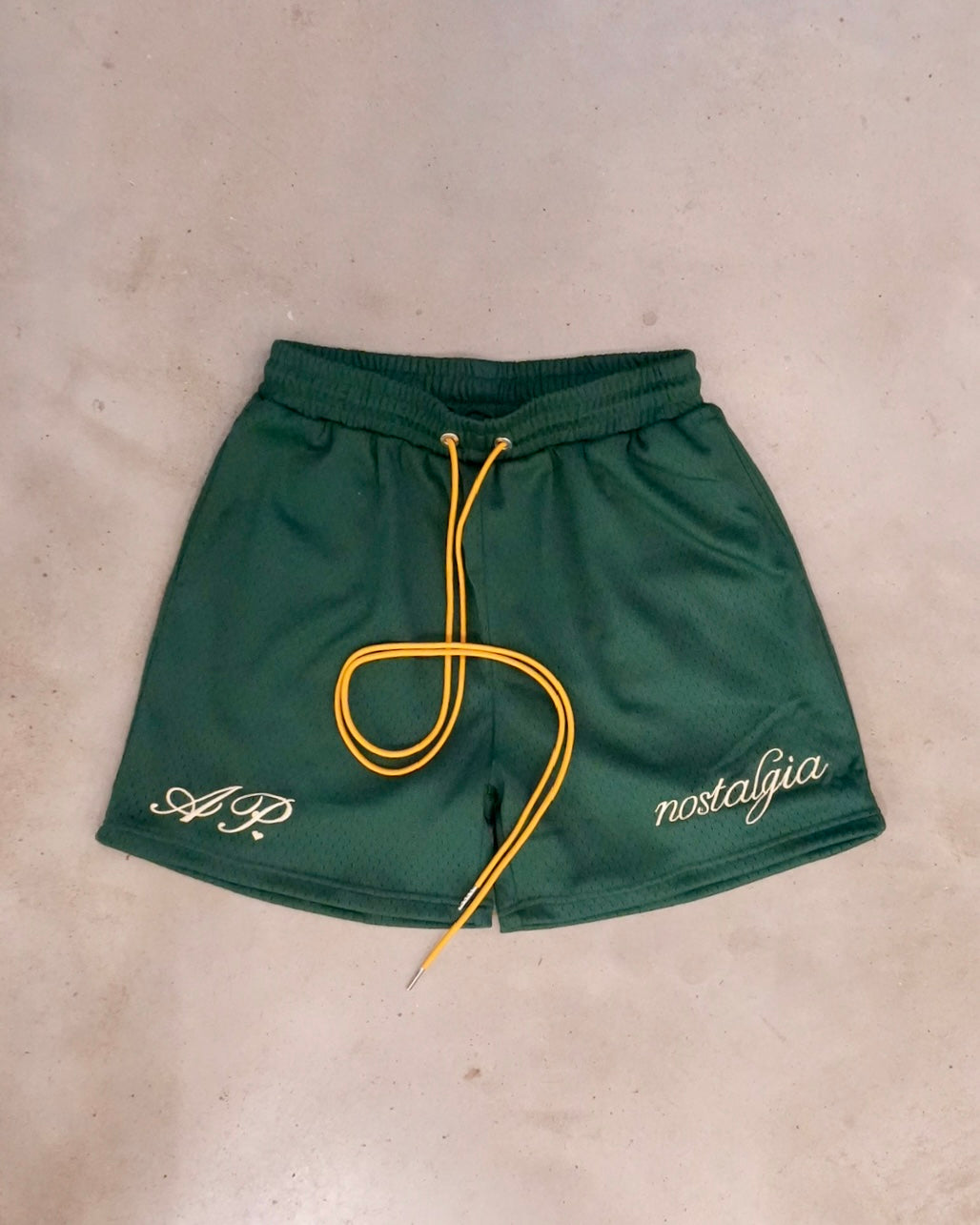 Alpha Project x Nostalgia - Retro Basketball Short - Green