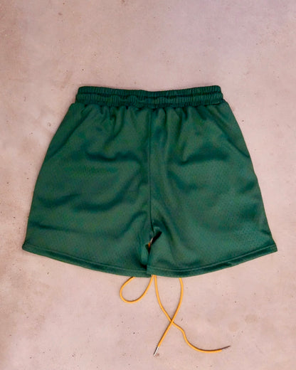 Alpha Project x Nostalgia - Retro Basketball Short - Green