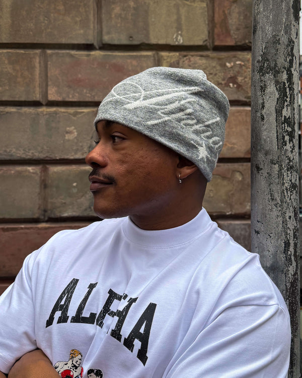 Alpha Project - Beanie - Grey & White
