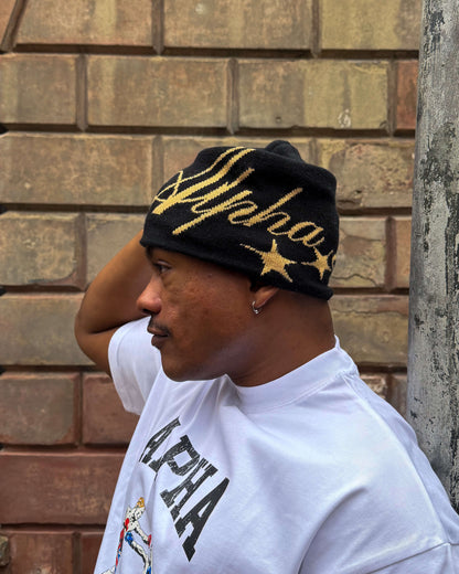 Alpha Project - Beanie - Black & Gold