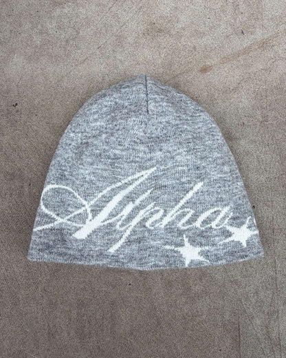 Alpha Project - Beanie - Grey & White
