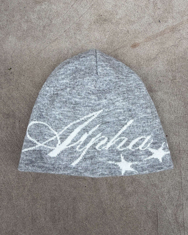 Alpha Project - Beanie - Grey & White