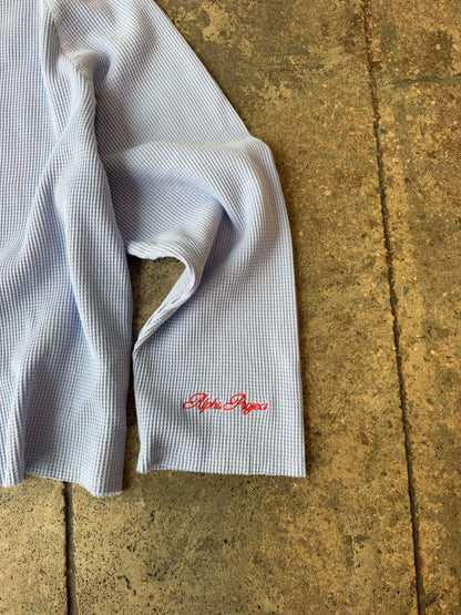 Alpha Project - Waffle Long Sleeve - Baby Blue