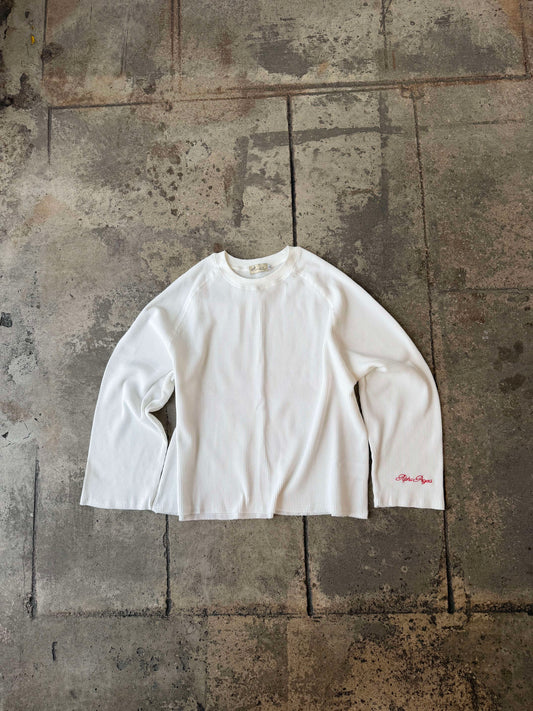 Alpha Project - Waffle Long Sleeve - Off White