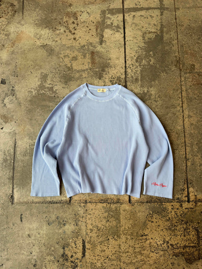 Alpha Project - Waffle Long Sleeve - Baby Blue