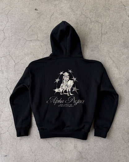 Alpha Project - Dual Star - Zip Hoodie - Black
